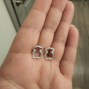 TOUS Silver 925 Bear Earrings